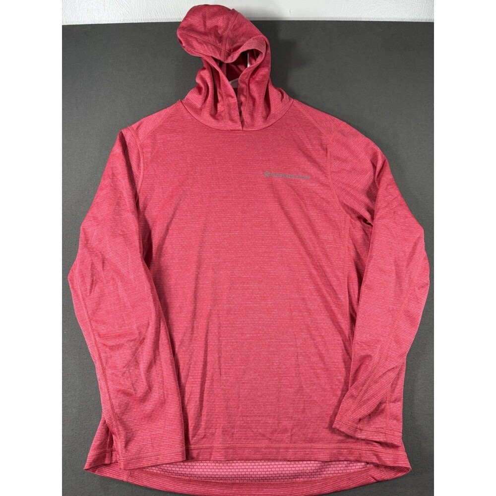 Vineyard Vines Performance Hoodie Men M Red Golf Sankaty Lightweight Pullover
